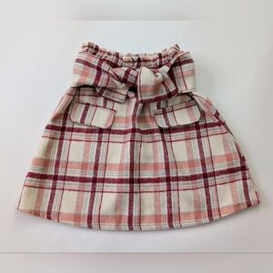 Adorable Plaid Skirt For Girls